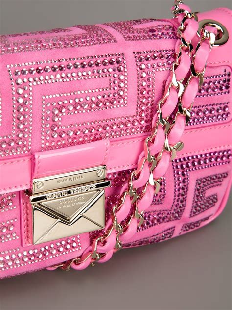 versace collection pink purse|pink versace bag.